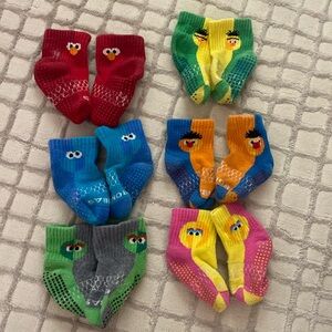 Toddler Sesame Street bombas socks